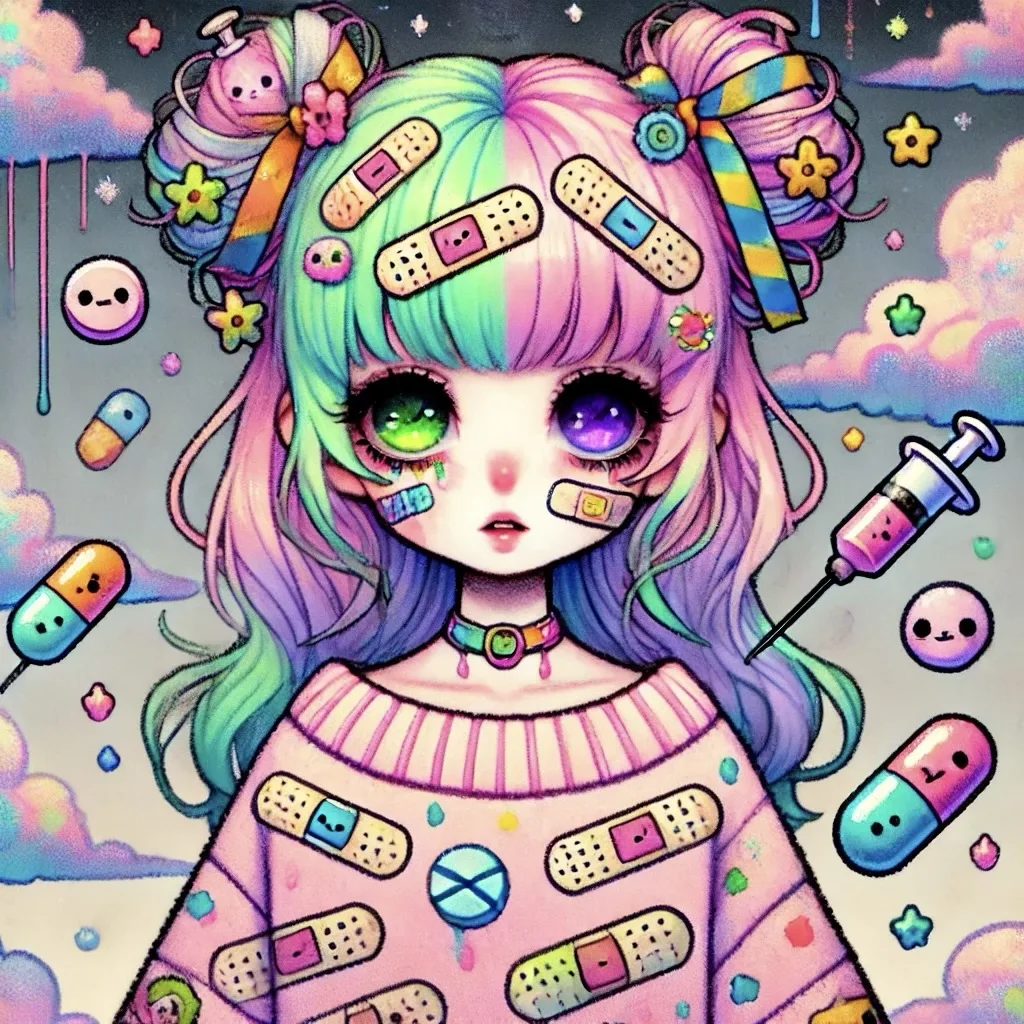 病みかわいいイラスト