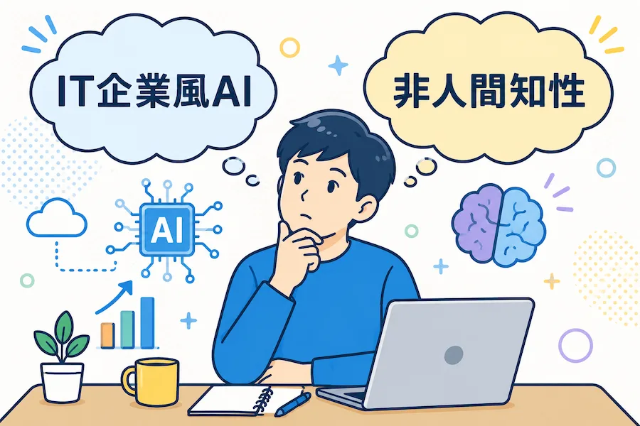 「IT企業風 AI」と「非人間知性」について考える